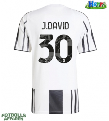 Juventus Jonathan David #30 Hemmatröja 2025-26 Kortärmad
